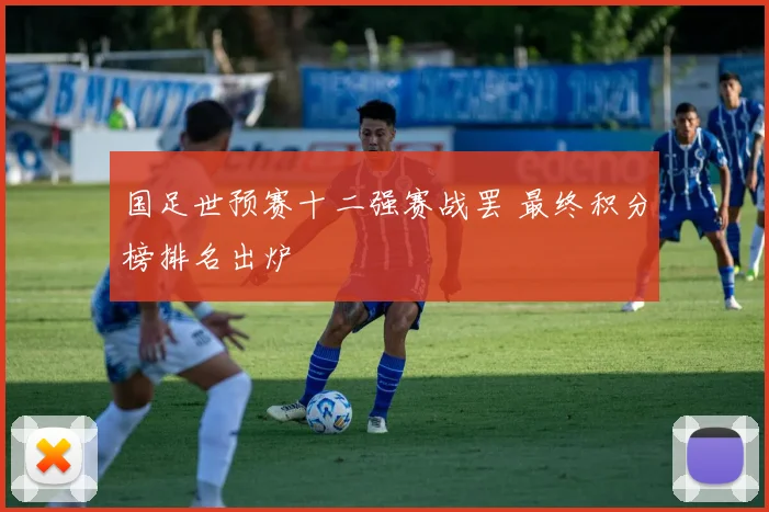国足世预赛十二强赛战罢 最终积分榜排名出炉